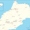 Carte Du Maroc, Plan Des 90 Principaux Lieux avec Petite Carte De France A Imprimer