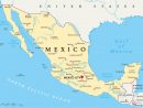 Carte Du Mexique - Plusieurs Cartes Du Pays D'amérique Centrale encequiconcerne Carte Des Etats Unis À Imprimer