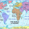 Carte Du Monde Continent, La Carte Du Monde Continent intérieur Carte Des Pays D Europe