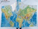 Carte Du Monde - Couverture À Capuchon - Microfibre Taille Pour Adultes Ou  Enfants. pour Carte Du Monde Pour Enfant