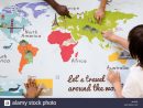 Carte Du Monde De L'apprentissage Pour Les Enfants Avec La dedans Carte Du Monde Pour Enfant
