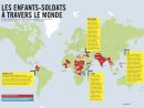 Carte Du Monde Des Enfants Soldats | Cpe Et Vie Scolaire intérieur Carte Du Monde Pour Enfant