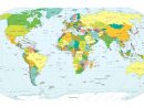 Carte Du Monde Détaillée Avec Pays Et Capitales - Comparatif tout Carte D Europe Avec Pays Et Capitales