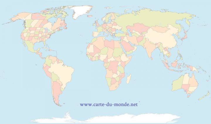 Carte Du Monde Gratuite, Carte Du Monde tout Petite Carte De France A Imprimer