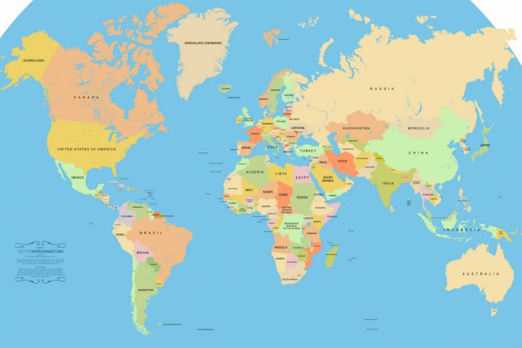 Carte Du Monde Pays intérieur Carte De L Europe Avec Pays