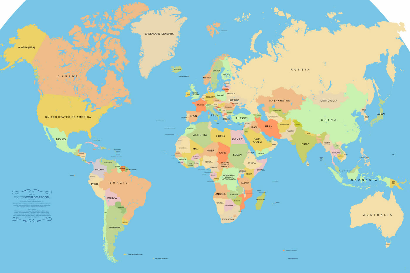 Carte Du Monde Pays serapportantà Carte Des Pays De L Europe 