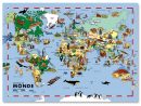 Carte Du Monde Pour Enfants - Carte Murale De Grand Format à Carte Du Monde Pour Enfant