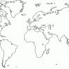 Carte Du Monde Vierge À Colorier, Coloriage Carte Du Monde À à Carte De L Europe Vierge À Imprimer