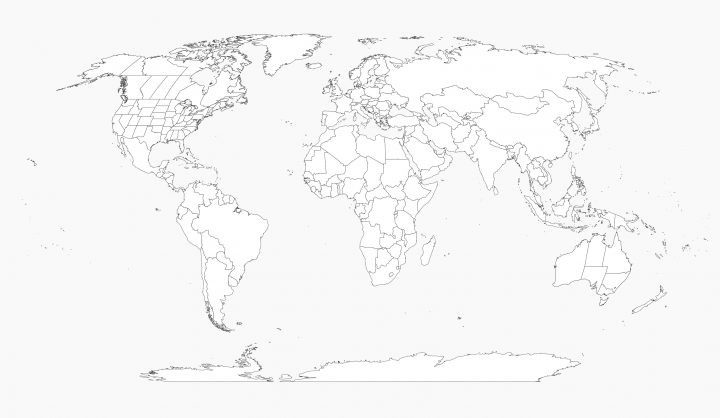 Carte Du Monde Vierge À Imprimer, Carte Du Monde intérieur Carte De L Europe Vierge À Imprimer