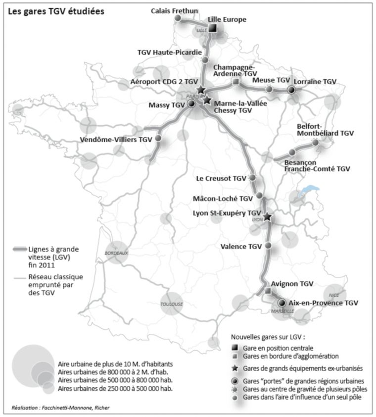 Carte Du Réseau À Grande Vitesse Français À L'horizon 2012 pour Carte D Europe En Francais