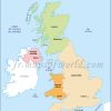 Carte Du Royaume-Uni, Carte Du Royaume-Uni, Carte De Comté concernant Carte De La France Avec Ville