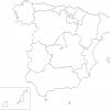 Carte Espagne Vierge Régions, Carte Vierge Des Régions De L intérieur Carte Département Vierge