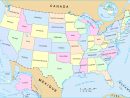 Carte Etats Unis Villes » Vacances - Arts- Guides Voyages dedans Carte Etat Amerique
