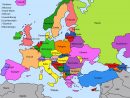 Carte Europe | Carte Europe à Pays Et Capitales Union Européenne