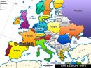 Carte Europe - Géographie Des Pays - Arts Et Voyages avec Carte Europe Pays Et Capitale