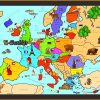 Carte Europe - Symboles Des Pays | Carte Europe, Géographie serapportantà Carte Des Pays D Europe