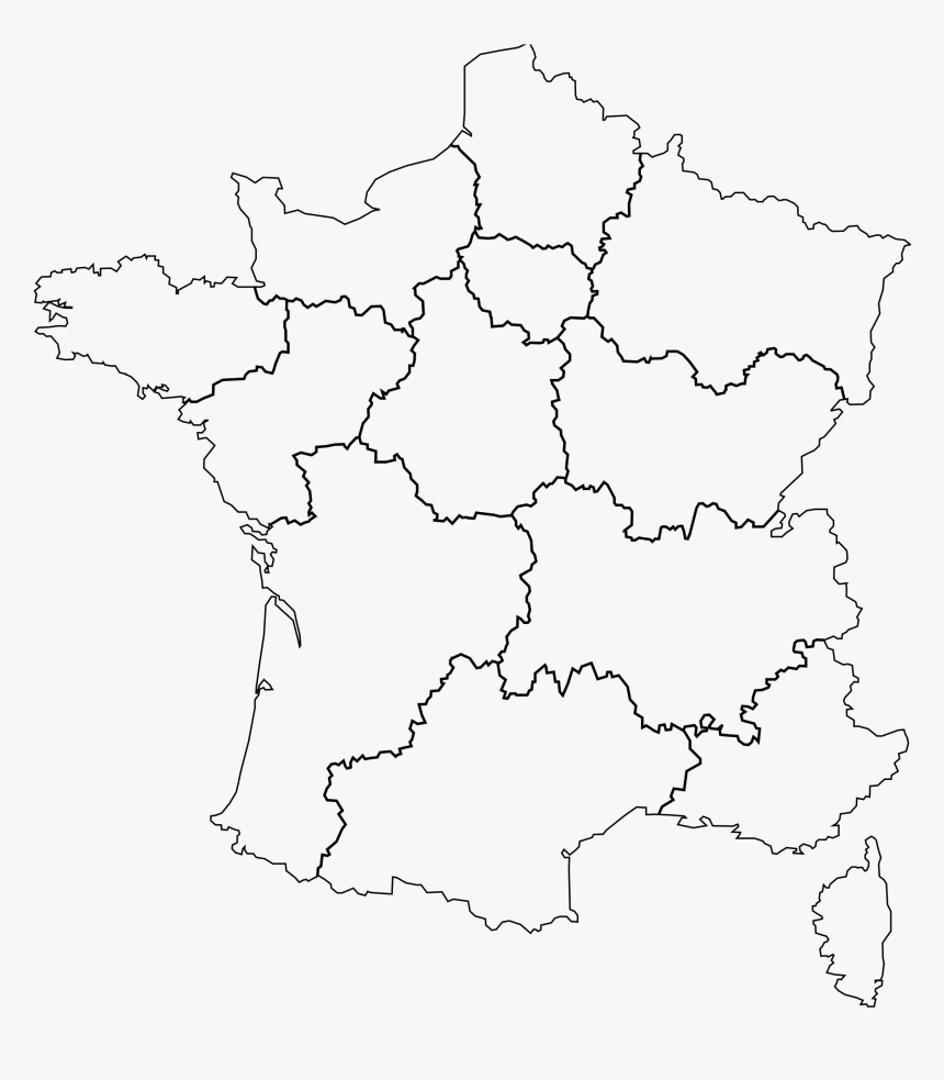 Carte France Png - Carte France Et Région Png, Transparent intérieur Carte De La France Région