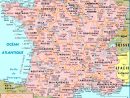 Carte France Villes : Carte Des Villes De France pour Carte De France À Imprimer Gratuit