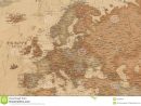 Carte Géographique Antique De L'europe Image Stock - Image encequiconcerne Carte Géographique Europe
