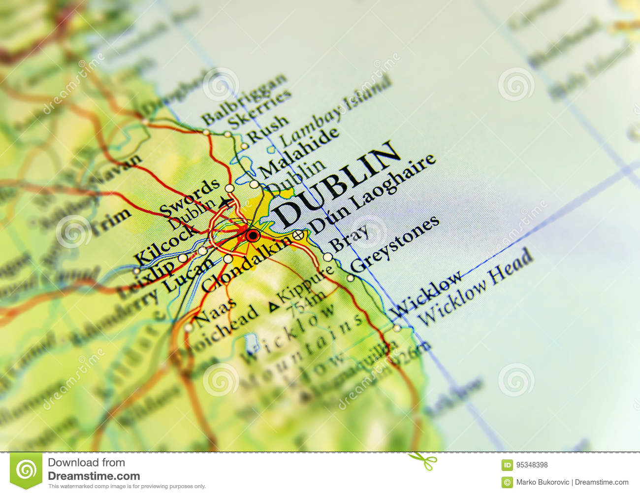 Carte Géographique De Pays Européen Irlande Avec La Capitale tout Carte De L Europe Capitales