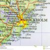 Carte Géographique De Pays Européen Suède Avec La Capitale encequiconcerne Carte De L Europe Et Capitale