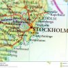 Carte Géographique De Pays Européen Suède Avec Le Capital De tout Carte De L Europe Avec Capitale