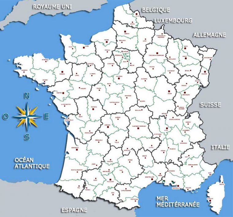 Carte Grandes Villes France – Slubne-Suknie avec Carte De France Grande Ville