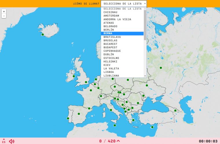 Carte Interactive. Comment S'appelle? Capitales D' Europe concernant Europe Carte Capitale