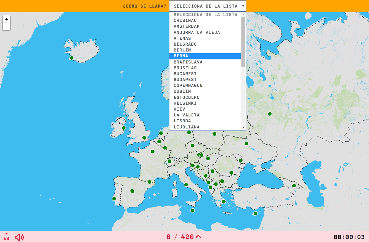 Carte Interactive. Comment S'appelle? Capitales D' Europe intérieur Carte De L Europe Capitales