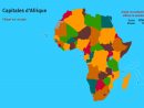 Carte Interactive D'afrique Capitales D'afrique. Jeux De dedans Jeux Géographique