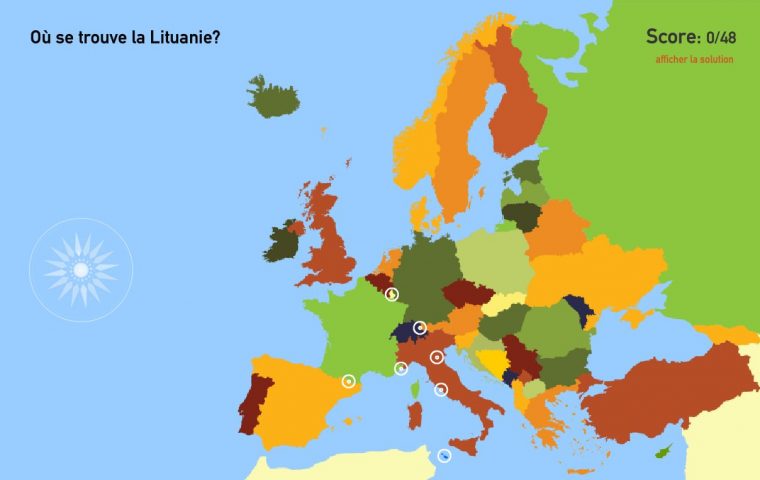 Carte Interactive D'europe Pays De L'europe. Toporopa avec Carte Pays D Europe