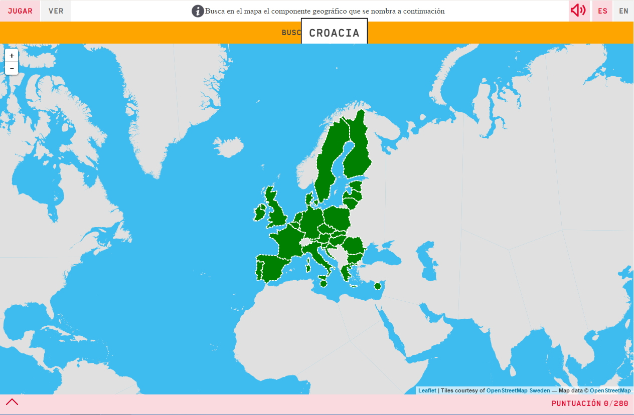 Carte Interactive. Où Se Trouve? États De L&amp;#039;union Européenne serapportantà Carte Union Europeene 