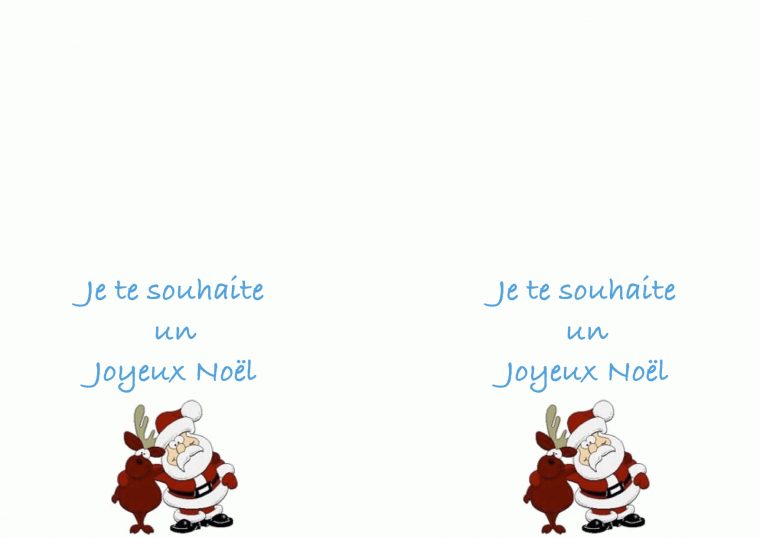 Carte Joyeux Noel À Imprimer pour Carte Joyeux Noel À Imprimer