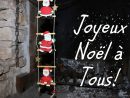 Carte Joyeux Noël À Tous Avec Père Noël Et Cheminée - Hélène Sf à Carte Joyeux Noel À Imprimer