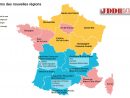Carte. L'alsace-Champagne-Ardenne-Lorraine Se Rebaptise intérieur Liste Des Régions De France