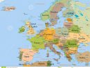 Carte L'europe - Détaillée Image Stock. Image Du Globe avec Carte De L Europe Détaillée