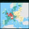 Carte : L'organisation Spatiale De L'union Européenne pour Carte De L Union Europeenne