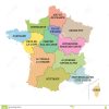 Carte Métropolitaine De Frances Avec De Nouvelles Régions serapportantà Les Nouvelles Régions De France
