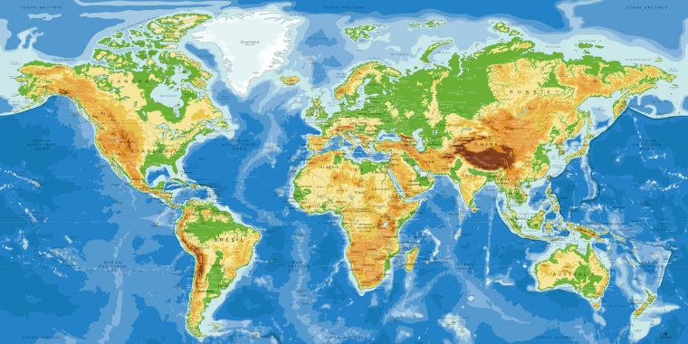 Carte Monde Complète Antarctique – Agora dedans Carte Du Monde Avec Capitale