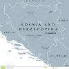 Carte Politique De La Bosnie-Herzégovine Avec La Capitale pour Carte Europe Pays Capitales