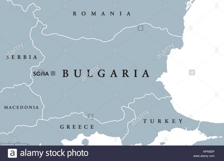 Carte Politique De La Bulgarie Avec Capitale Sofia, Les serapportantà Carte Europe Avec Capitale