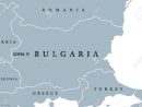 Carte Politique De La Bulgarie Avec La Capitale Sofia, Les Frontières  Nationales Et Les Pays Voisins. République Et Pays Du Sud-Est De L'europe. dedans Carte Europe Capitale