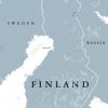 Carte Politique De La Finlande, Helsinki Capital Avec Les avec Carte D Europe Capitale