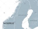 Carte Politique De La Norvège Avec Oslo, Capitale Des concernant Capitale Europe Carte
