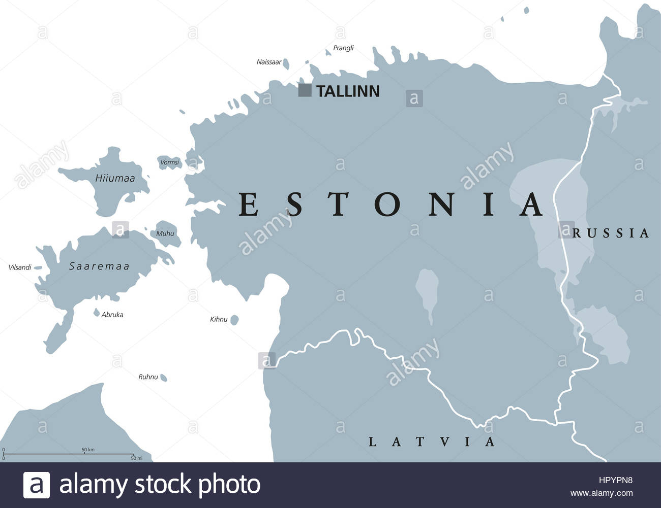 Carte Politique De L&amp;#039;estonie Avec Capitale De L&amp;#039;estonie, Les pour Capitale Europe Carte 