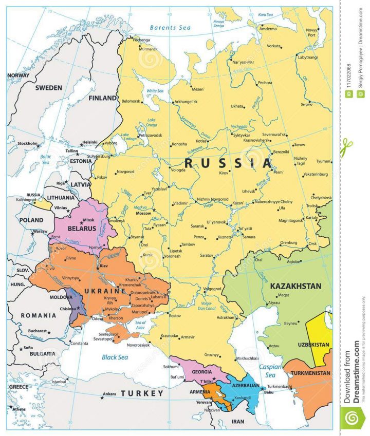 Carte Politique De L'europe De L'est D'isolement Sur Le serapportantà Carte Europe De L Est