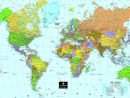 Carte Politique Du Monde avec Carte Du Monde Avec Capitale