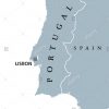 Carte Politique Du Portugal Capitale Lisbonne Et Avec Les serapportantà Carte Europe Avec Capitale