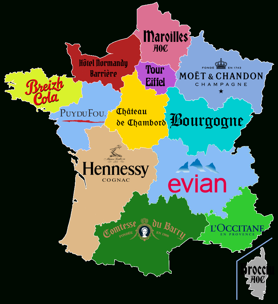 Carte. Quels Sponsors Pour Les Régions Françaises? | Carte encequiconcerne Carte Des Nouvelles Régions En France