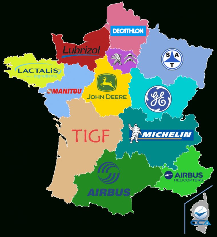 Carte. Quels Sponsors Pour Les Régions Françaises? | Slate.fr destiné Carte De La France Région